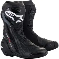 Alpinestars Supertech R Vented, geperforeerde laarzen ,zwart ,47 EU