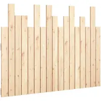 vidaXL Hoofdbord wandmontage 108x3x80 cm massief grenenhout