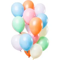 Folat Ballonnen Pastel kleuren 15 stuks (mix)