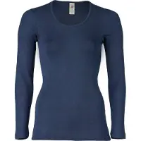 Engel - Women's Unterhemd L/S - Merino-ondergoed 34/36, blauw