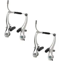 Alhonga V-brake rem-set zilver voor + achter compleet