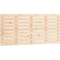 vidaXL Hoofdbord wandmontage 141x3x63 cm massief grenenhout