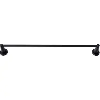 Sanicare handdoekhouder magnetisch 60cm rond zwart