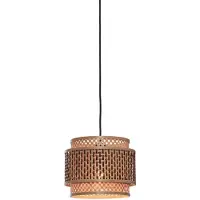 Good &Mojo Hanglamp bhutan bamboe/zwart Ø25cm