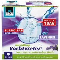 Bison Vochtvreter navulling | | Tabs (Lavendel, 2 x 100 gram)