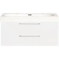 Differnz Somero badmeubelset 100cm hoogglans wit