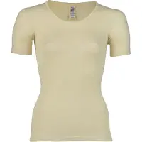 Engel - Women's Unterhemd S/S - Merino-ondergoed 46/48, wit/grijs