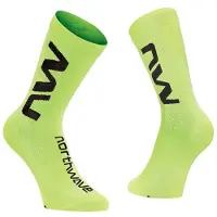 Northwave Extreme Air Sokken Fluo Geel/Zwart || Maat: 36-39