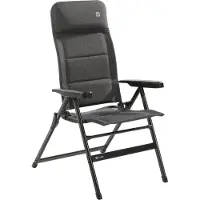 Travellife Lago Camping Standenstoel Comfort stormy grey - Verstelbaar in 7 standen - Water- en uv-bestendig