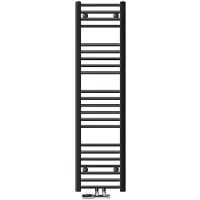 LuxeBath Badkamerradiator Sahara 300 x 1400 mm antraciet recht + middenaansluiting