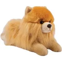 Suki Pluche knuffel dier Pomeranian/dwergkeeshond - 30 cm - blond - Knuffel huisdieren