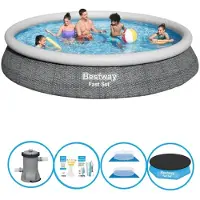 Bestway Zwembad Fast Set - 457x84 cm - Inclusief accessoires
