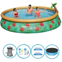 Bestway - Zwembad Fast Set - 457x84 cm - Inclusief accessoires