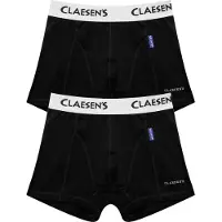Claesen's - Jongens Boxershorts 2-pack Zwart - Black - 95% Katoen - 5% Lycra