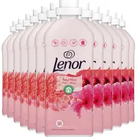 Lenor Pioenroos en Hibiscus - Wasverzachter - 12 x 38 Wasbeurten Voordeelverpakking