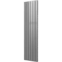 Boss & Wessing Handdoekradiator Covallina Retta Dubbel 1800 x 450 mm Zilver metallic