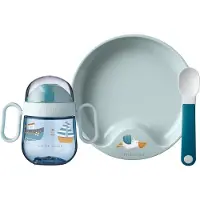 Mepal Mio Babyservies set Little Dutch - 3-delig - Kraamcadeau - Kinderservies - Sailors Bay