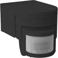 Kanlux S.A. Bewegingssensor opbouw 160¡ - IP44 - PIR infrarood bewegingsmelder - 230V max. 1200W - Zwart