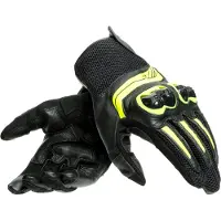 Dainese Mig 3, handschoenen unisex ,Zwart/Neon-Geel ,L