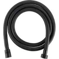 Guido Gusto Doucheslang 150cm Mat zwart Pvc