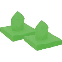 SANTEX feest servetten - 100x stuks - felgroen - 40 x 40 cm - papier