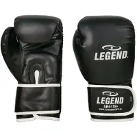Legend Sports Powerfit & Protect Bokshandschoenen Heren/Dames Zwart-Wit PU - Verschillende maten - Gemaakt van skintex - LegendProtect technologie