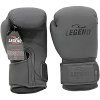 Legend Leren bokshandschoenen Power zwart - mat