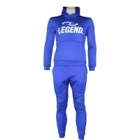 Legend Sports Joggingpak met Hoodie Kids/Volwassenen Blauw SlimFit Polyester