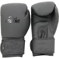 Legend Sports Powerfit & Protect Bokshandschoenen Heren/Dames Mat Zwart PU - Volledig handgemaakt - In verschillende maten - Gemaakt met skintex