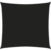 vidaXL Zonnescherm vierkant 4x4 m oxford stof zwart
