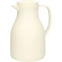 CHI Isoleerkan/koffiekan wit 1 liter met drukknop - Thermoskannen