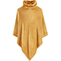 MOODIT Poncho Calido Golden Yellow-One-size