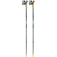 LEKI Traveler Fx One Carbon opvouwbare Nordic Walking stokken Grijs/Blauw || Maat: 120