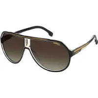Carrera 1057/S 2M2 HA zwart goud bruin gradiënt zonnebril