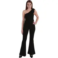 Sarcia.eu John Zack - Zwarte open schouder jumpsuit / S