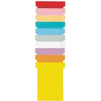 Nobo T-planbordkaarten index 3, ft 120 x 92 mm, groen 5 stuks