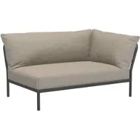 Houe Loungeset Module Level 2 Corner Right Ash
