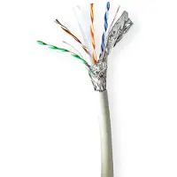 Nedis Netwerkkabel CAT6A S/FTP, 305 mtr op rol, 100% koper, Solid aders