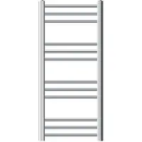 LuxeBath Badkamerradiator Sahara 400x800 mm chroom gebogen met zijaansluiting