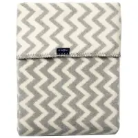 WOMAR Grijs & Ecru Zigzag 75 x 100 cm Wiegdeken 40771