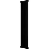 Boss & Wessing Designradiator plieger florence 903 watt zijaansluiting 180x32,2 cm black graphite