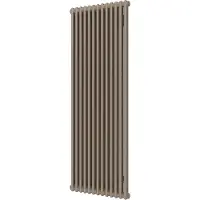 Boss & Wessing Designradiator plieger florence 1677 watt zijaansluiting 180x60 cm zandsteen
