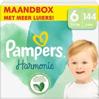 Pampers Harmonie Luiers Maat 6 – Maandbox 144 Luiers