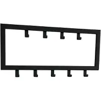 Lt-luce Kapstok Joy Mat Zwart 9 Haken 60cm