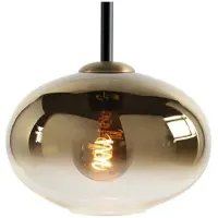 Highlight Hanglamp Zwart Gold Bellini 26cm 1 Lichts