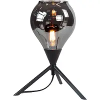 Highlight Tafellamp Cambio zwart met smoke glas