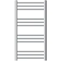 LuxeBath Badkamerradiator Sahara 500 x 800 mm chroom gebogen met zijaansluiting
