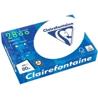 Clairefontaine Kopieerpapier CLAIR2800 - A4-formaat - 80 g/m² - helderwit - 5 x 500 vellen