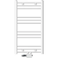 LuxeBath Badkamerradiator Sahara 500 x 800 mm Wit recht + midden aansluiting