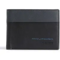 Piquadro Urban Portemonnee RFID Leer 13 cm zwart